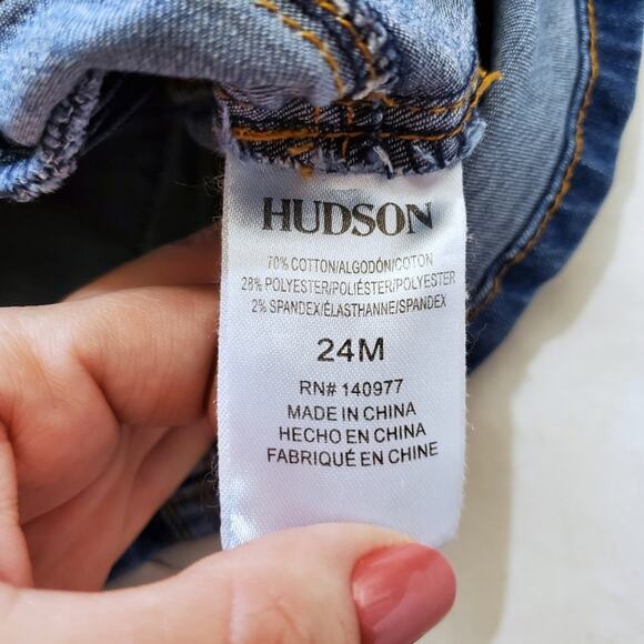 Hudson | Girl's Denim Elastic Waist Skirt - Picture 6 of 8